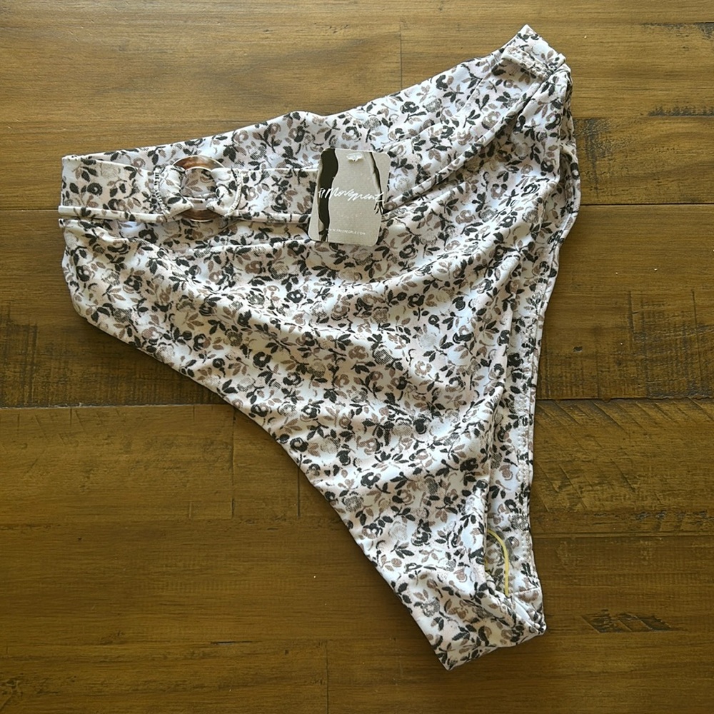 Free People Ashley Botanical Bikini Bottom